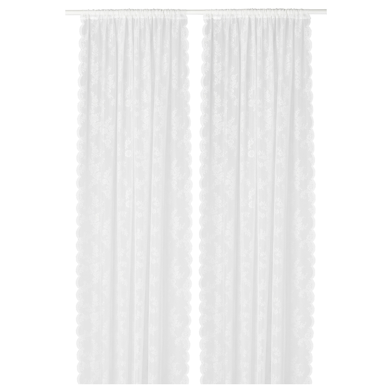 Net Curtains 1 Pair Off-White 145X300cm