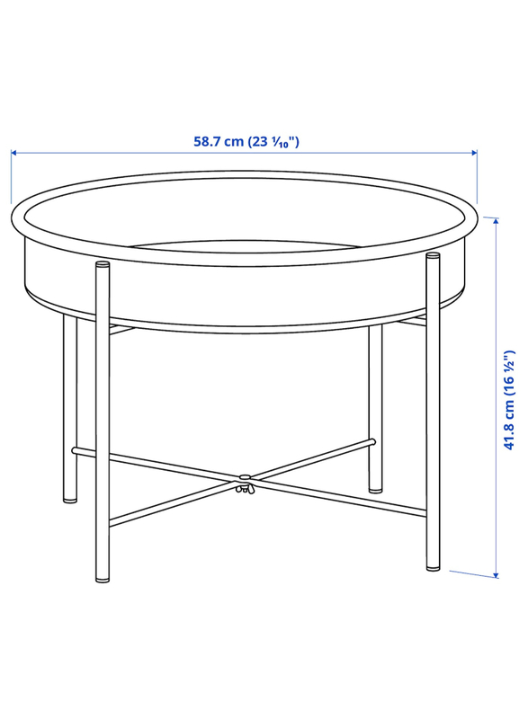 Plant stand, light green, 58 cm