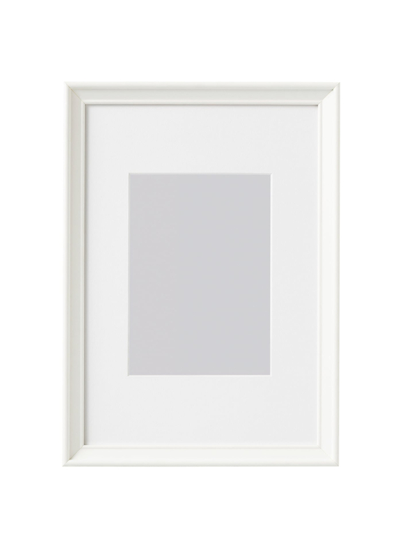 Frame, white, 21x30 cm