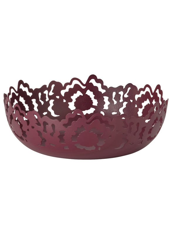 Decorative bowl, brown-red, 18 cm