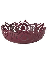 Decorative bowl, brown-red, 18 cm