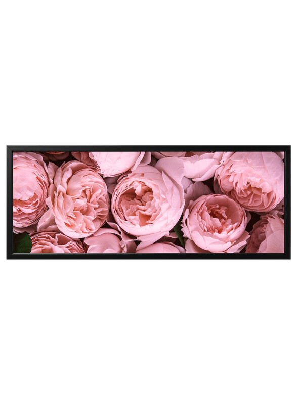 

Bjorksta Picture with frame, Pink peony/black, 140x56 cm