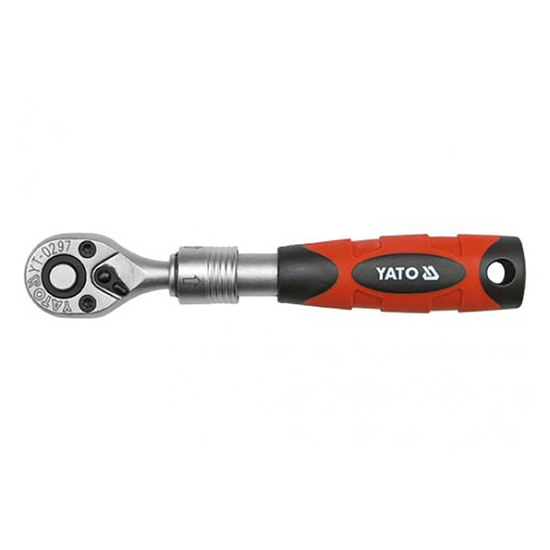 YATO Telescopic Quick Release Ratchet Handle 1/4"x150-200mm YT-0297 PL