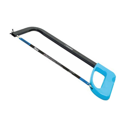 Starex Hacksaw Frame Square Tube Sanding Grey Finish Blue Plastic Handle