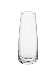 Vase, clear glass, 15 cm