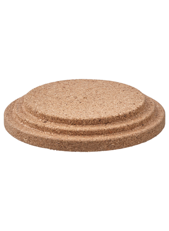 Lid for scented candle, cork, 8 cm