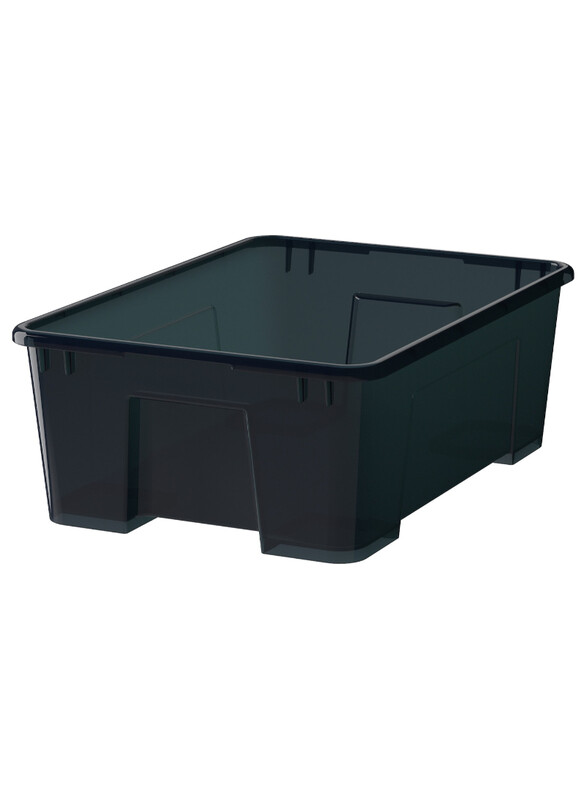 

Samla Box, black, 39x28x14 cm/11 l