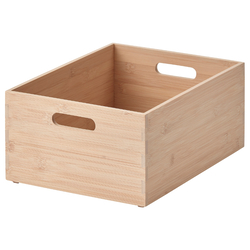 Storage Box Light Bamboo 24X32X15cm