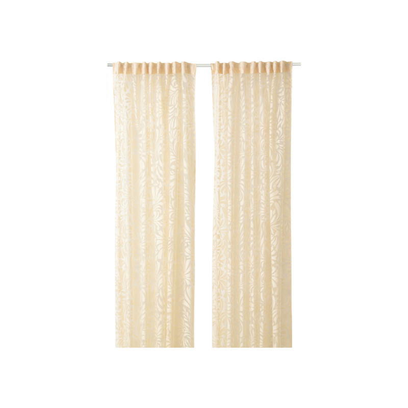 Sheer curtains, 1 pair, 145x300 cm