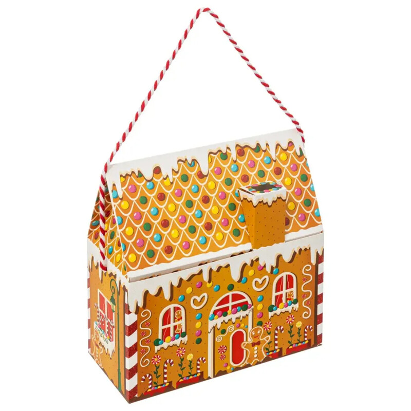 

Generic Christmas Atmosphera Festive Gingerbread Box Bag (25 x 12 x 25 cm)