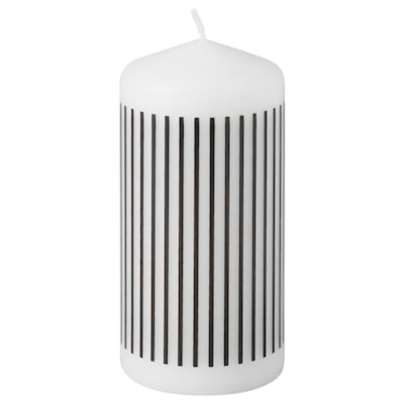 FENOMEN Unscented pillar candle, 14 cm