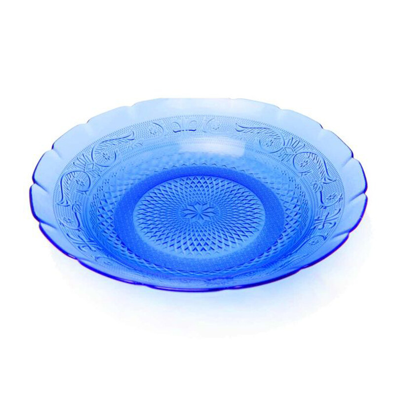 

Generic Stylish Glass Serving Plate Perfect For Any Occasion 9 Inches