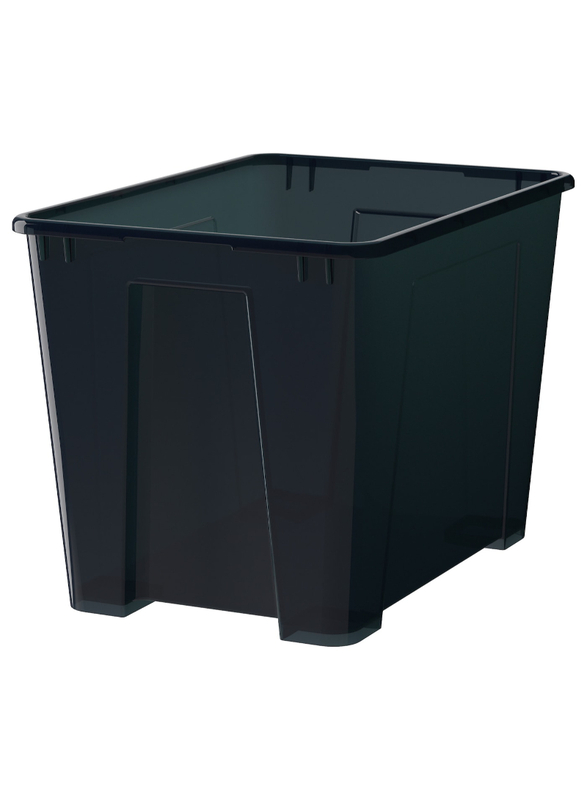 

Samla Box, black, 39x28x28 cm/22 l