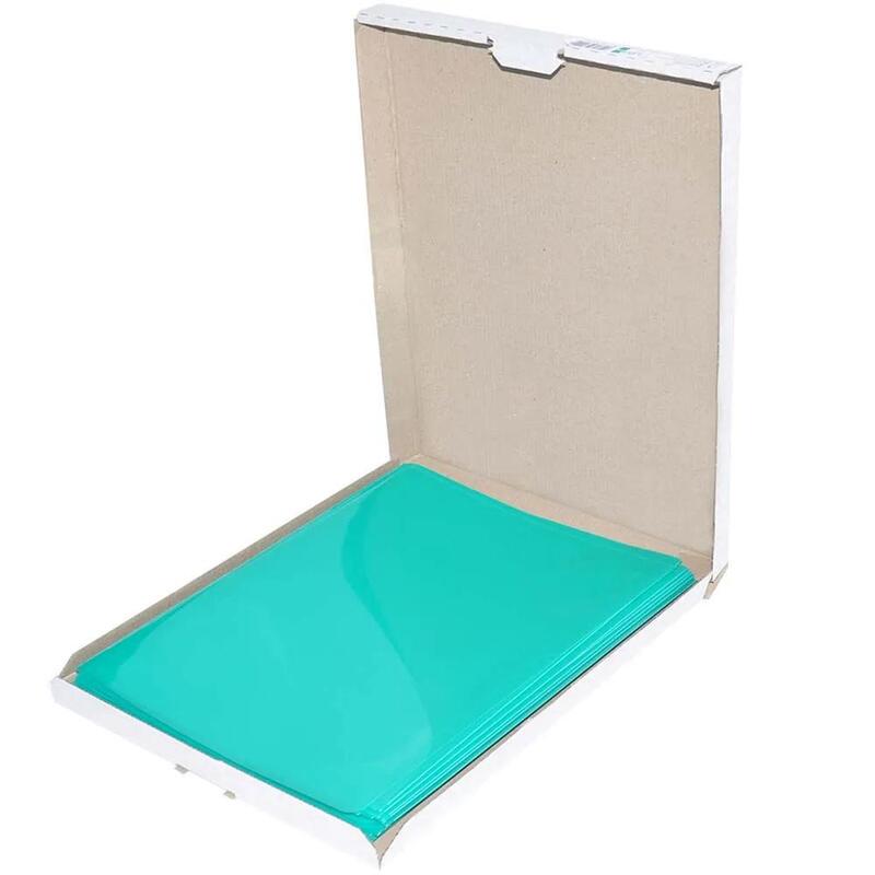 50-Piece Durable Clear folders, A4 size, Green Colour - DUCI2339-05