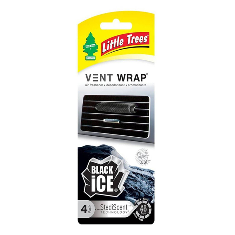 Little Tree Air Freshner Vent Wrap Black Ice CTK-52231