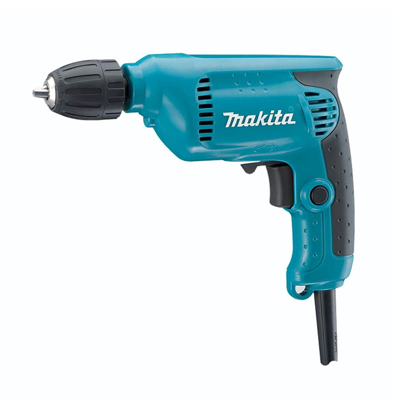 Makita Drill 10mm 450W V.Speed + Rev + Keyless Chuck 6413