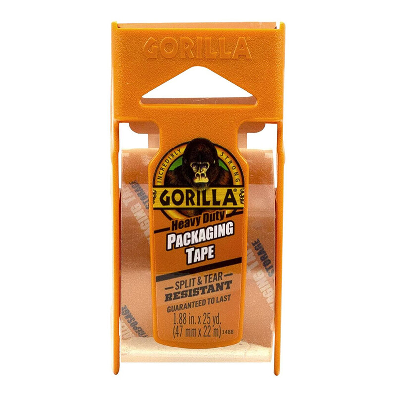 

Packaging Tape HD W/Dispenser 1.88" x 25Yards 6034002 Gorilla