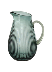 Jug, patterned/dark grey-green, 2 l