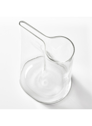 Vase/watering can, clear glass, 21 cm