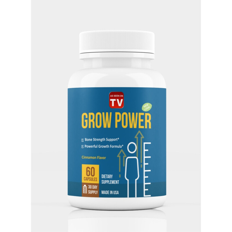 

AS SEEN ON TV Grow Power Bone Strength Support 60 Capsules