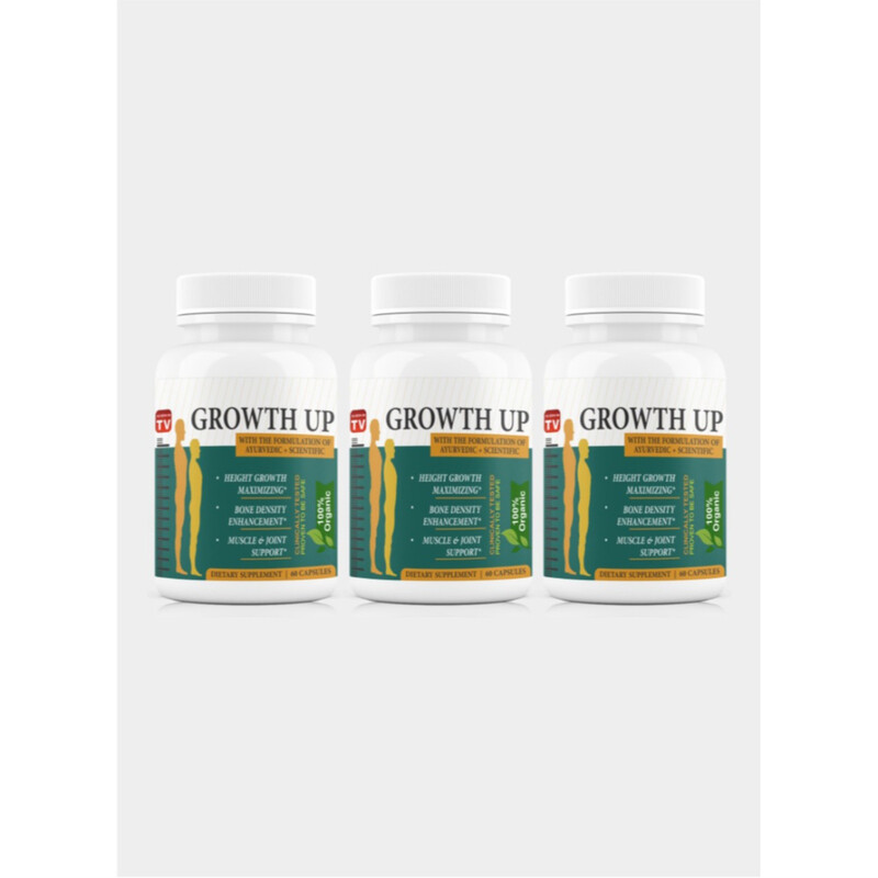 

AS SEEN ON TV Growth Up With Ayurvedic + Scientific 60 Capsules Pack of 3