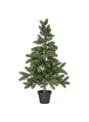 Artificial potted plant, in/outdoor/Christmas tree green, 17 cm