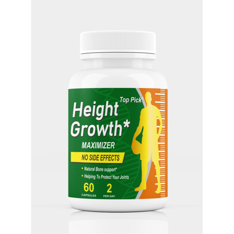 

Top Pick Height Growth Maximizer No Side Effects 60 Capsules