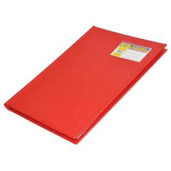 FIS Display Book 50-Pockets F/S Size, Red - FSDA50F4RE