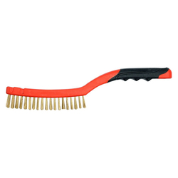 YATO Wire Brush Brass With Plastic Handle 3X19 Rows 340mm YT-6341