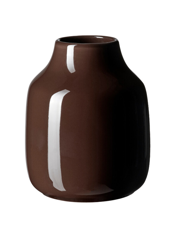 

Tarbjork Vase, brown, 11 cm
