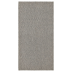 Rug Flatwoven Black/Natural 80X150cm