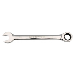 YATO Combination Ratchet Wrench 19mm W/Plastic Hanger YT-0200