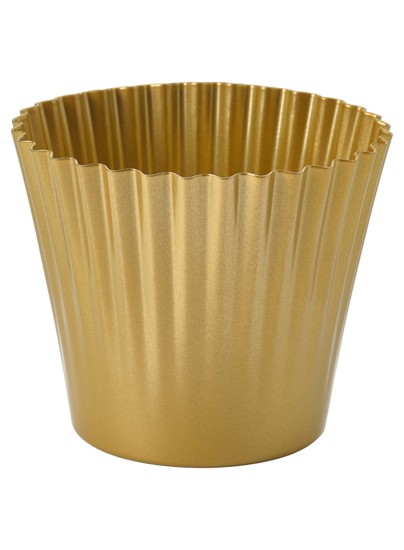 Plant pot, gold-colour, 10 cm