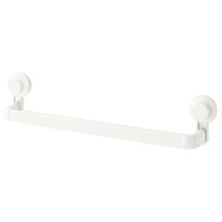 Towel Rack With Suction Cup White