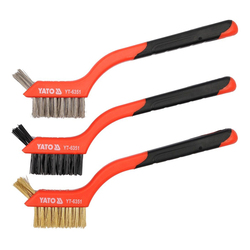 YATO 3Pcs Wire Brush Set 3X7Rows YT-6351