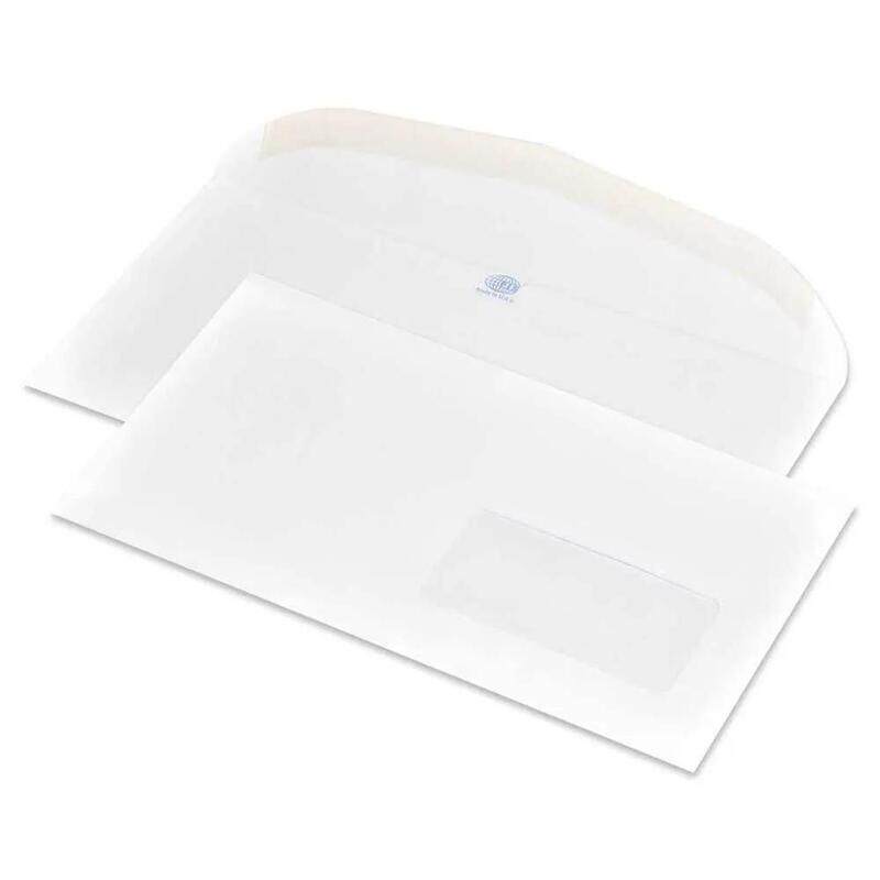 

Generic 50-piece FIS White Envelopes, 100 GSM, 114 X 232mm, Glued, Right Side Window