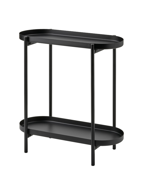 Plant stand, in/outdoor black, 56 cm