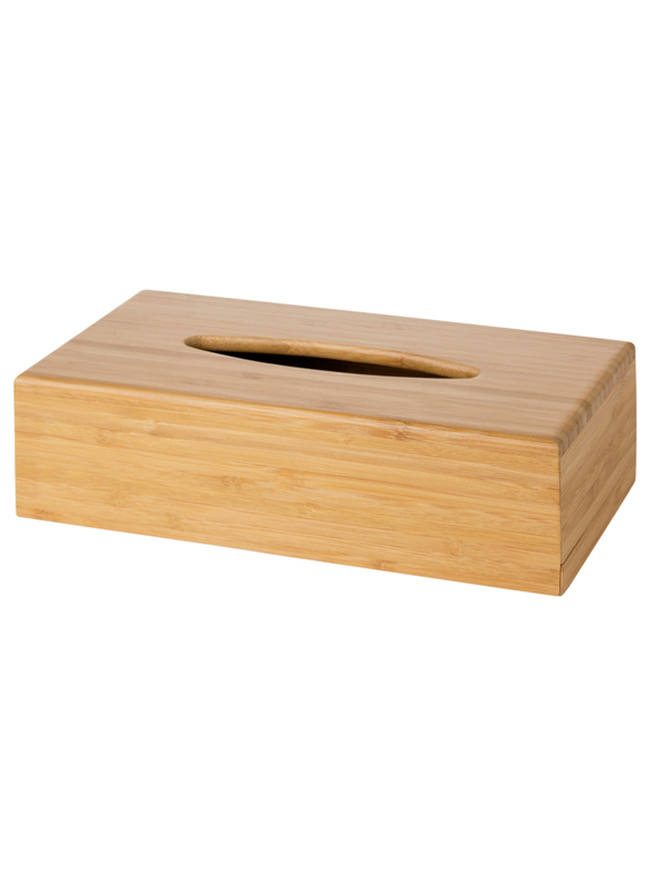 Box for tissues, bamboo, 26x14 cm