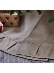 Christmas tree skirt, natural