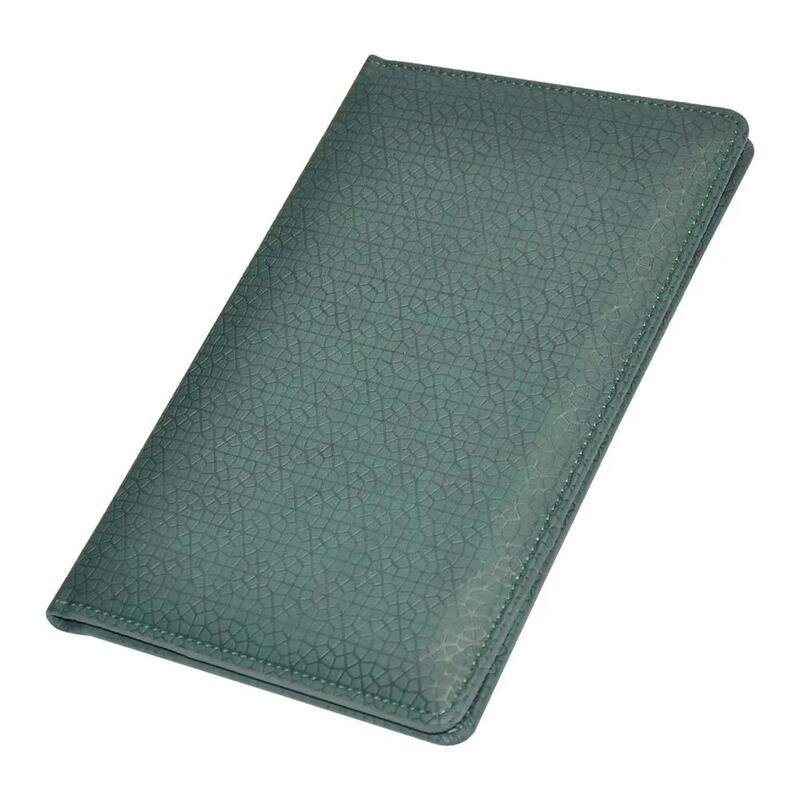 FIS Executive Bill Folder Green Color, Italian PU with Magnet Flap 150X245mm - FSCLBFGRD4