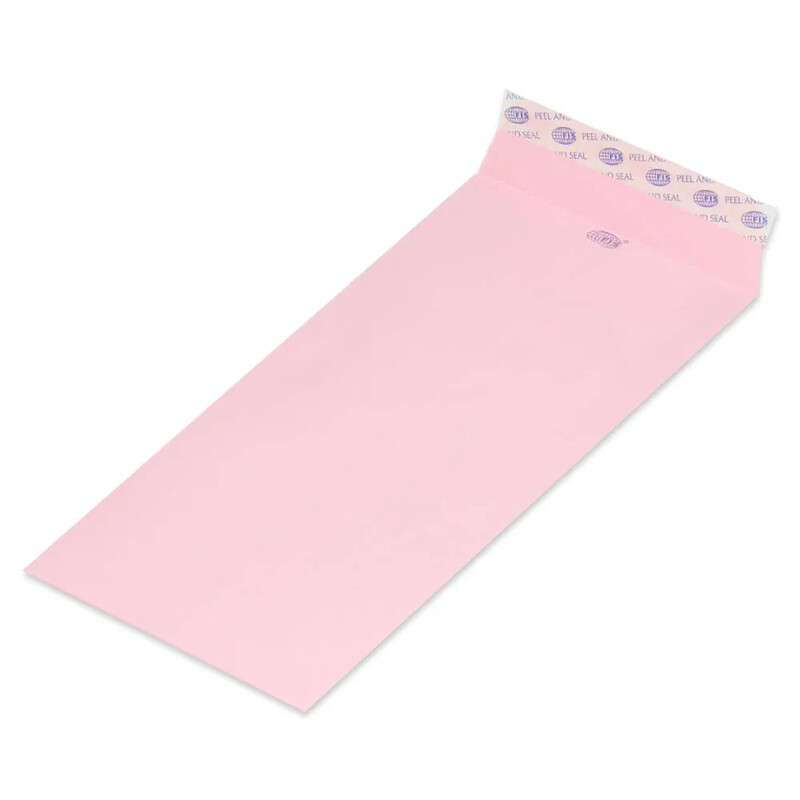 

Generic FIS Pack of 50 Pastel Color Envelopes, 80 GSM, Peel & Seal, Size 9 X 4 Inch, Color Pink