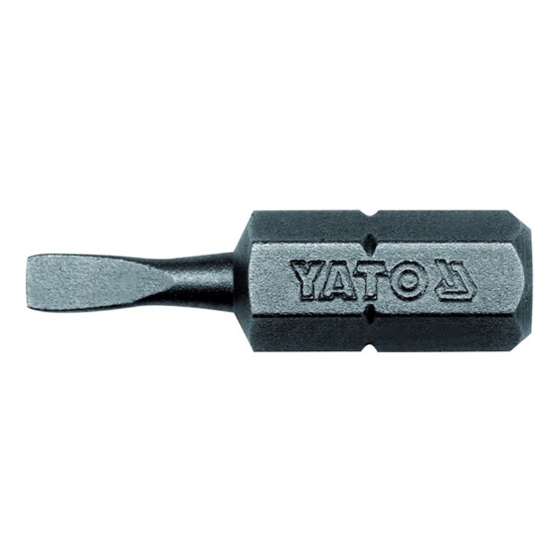 

YATO Screwdriver Bit 1/4"x25mm Slotted 3mm (5pcs/set) YT-7800