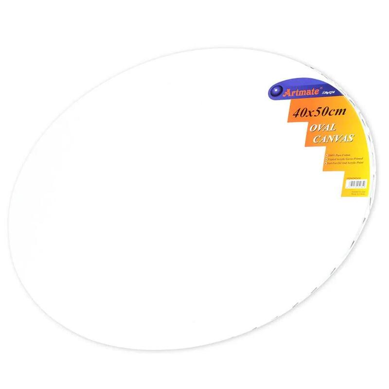 Artmate Oval shape Canvases, 40x50cm Size - JIGN04050