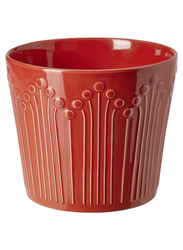 Plant pot, red, 15 cm