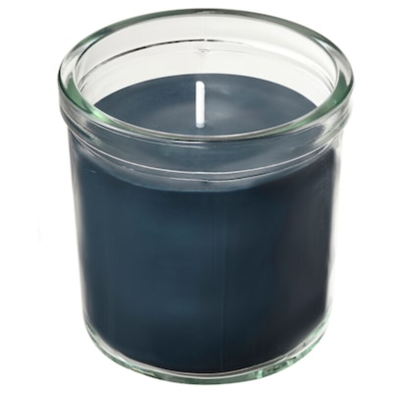 

FRUKTSKOG Scented candle in glass, 40 hr