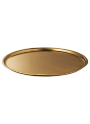 Candle dish, gold-colour, 22 cm