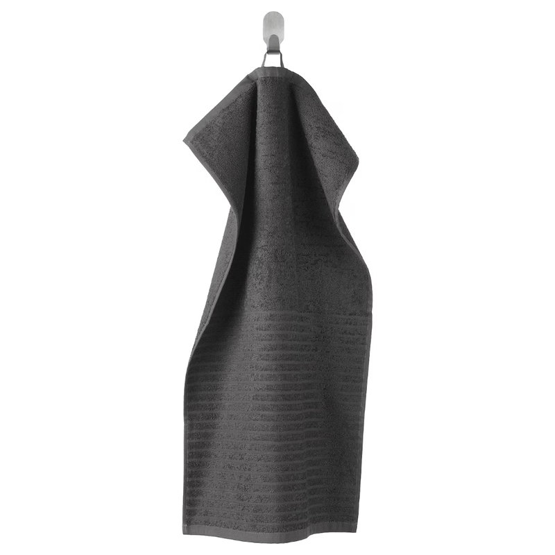 Hand towel, dark grey, 40x70 cm