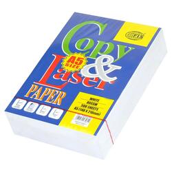 FIS Copy & Laser Photocopy Paper, 500 Sheets, White 80 gsm, A5(148 x 210mm) - FSPWA5JFNE