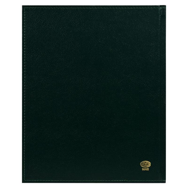 FIS 2024 Executive Diary  Arabic/English/French Vinyl Padded Sewn Cover (1-Week at a Glance) Green - FSDI35AE24GR