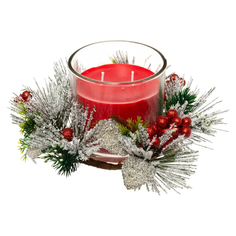 

Generic Christmas Atmosphera Center Table Candle (210 g, Red, Small)